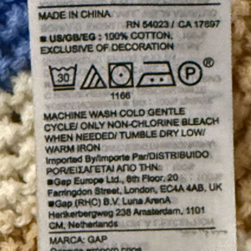 GAP || Multicolor Striped Crotchet Women's Sweater. Sz. XS - Picture 11 of 14